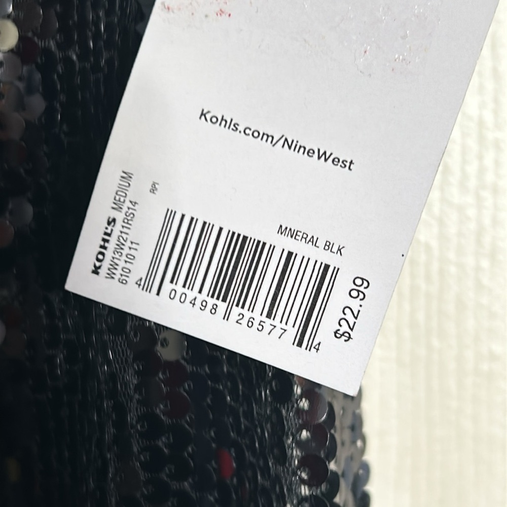 Nine West Black Sequin Tank Top - Picture 5 of 6